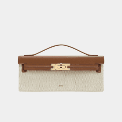STRUCTURED TOP HANDLE BAG