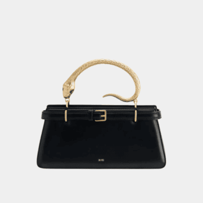 ELENA SNAKE HANDLE TOP HANDLE BAG