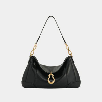 JAYLA METAL PENDANT EMBELLISHED SHOULDER BAG