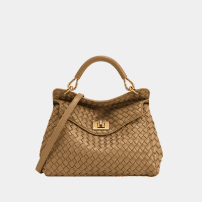 LUCIA CLASSIC TOP HANDLE WOVEN BAG