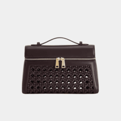 THEA LARGE WOVEN TOP HANDLE BAG