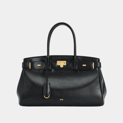ZIVA METAL LOCK DECORATION TOTE BAG