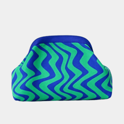 WOVEN WAVE PATTERN PURSE